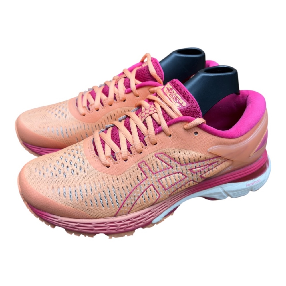 Asics women size 7.5 Vibrant Peach and Pink Sneakers